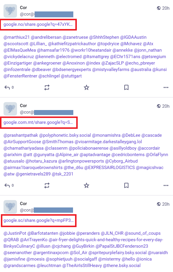 “share.google” Spam